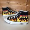 Kiss Flame High Top Shoes