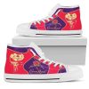 Crown Royal Red Purple High Top Shoes