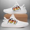 Kiss White Yeezy Boost Sneakers