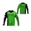 Benelli Green Zip Up Hoodie