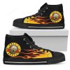 Guns N’ Roses Flame High Top Shoes