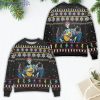 Grateful Dead Skeleton Playing Guitar Ugly Christmas Sweater