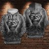 Iron Maiden Grey Pullover Hoodie