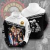Guns N’ Roses White Black Pullover Hoodie