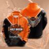 Harley-Davidson Black Orange Pullover Hoodie