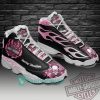 Harley-Davidson Skull Pink And Black Air Jordan 13 Shoes