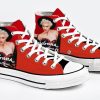 Madonna Red High Top Shoes