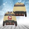 Bacardi Santa Claus Ugly Christmas Sweater