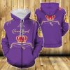 Crown Royal Purple Zip Up Hoodie