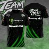 Kawasaki Motorcycles Racing Team Green T-Shirt