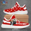 Eminem Red LV Supreme Yeezy Boost Sneakers
