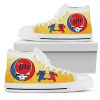 Miller Lite Skull High Top Shoes