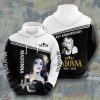 Madonna Black White Pullover Hoodie