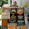 Jeep Flip Flops Count Me In Quilt Blanket