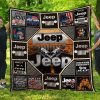 Jeep Logo Middle Quilt Blanket
