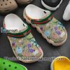 Gucci Flowers Khaki Pattern Crocs