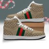 Gucci Brown Air Jordan 1 High Sneakers