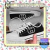 Gucci White Rose Logo Low Top Shoes