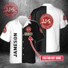 Jameson Irish Whiskey Custom Name White Black Hawaiian Shirt