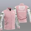 Jeep Pink White Baseball Jacket