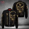 Louis Vuitton Gold Skull Bomber Jacket