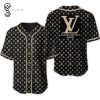 Louis Vuitton Black Baseball Jersey