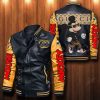 Gucci Mickey Black Yellow Leather Bomber Jacket