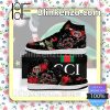Gucci Kingsnake Rose Air Jordan 1 High Sneakers