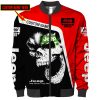 Jeep Custom Name Skull Bomber Jacket