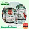 Jameson Irish Whiskey Custom Name Crewneck Ugly Christmas Sweater