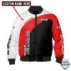 Jeep Custom Name Wrangler Limited Bomber Jacket