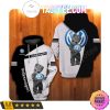 Volkswagen Groot Black And White Pullover Hoodie