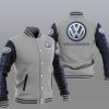 Volkswagen Grey Dark Blue Baseball Jacket