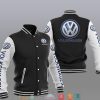Volkswagen Black White Baseball Jacket