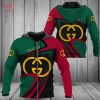 Gucci Big Gold Logo Zip Up Hoodie