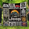 Jeep Automobiles Quilt Blanket