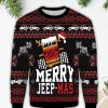 Jeep Lover Merry Jeepmas Ugly Christmas Sweater