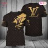 Louis Vuitton Logo Mix Dark Color T-Shirt