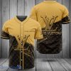 Louis Vuitton Yellow Black Baseball Jersey