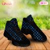 Louis Vuitton Black Blue Air Jordan 13 Shoes