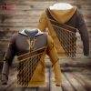 Louis Vuitton Stripe Gold Pullover Hoodie