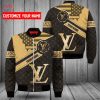 Louis Vuitton Custom Name American Flag Pattern Bomber Jacket
