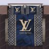 Louis Vuitton Navy Bedding Set