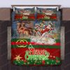 Gucci Santa Claus’s Reindeer Merry Christmas Bedding Set