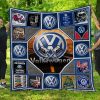 Volkswagen Logo Middle Quilt Blanket