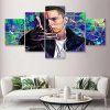 Eminem Art Style 5 Panel Canvas