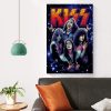 Kiss Rock Band Portrait Canvas