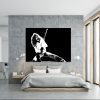 Van Halen Black Landscape Canvas