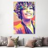 Whitney Houston Limited Portrait Canvas