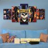 Guns N’ Roses Logo 5 Panel Canvas